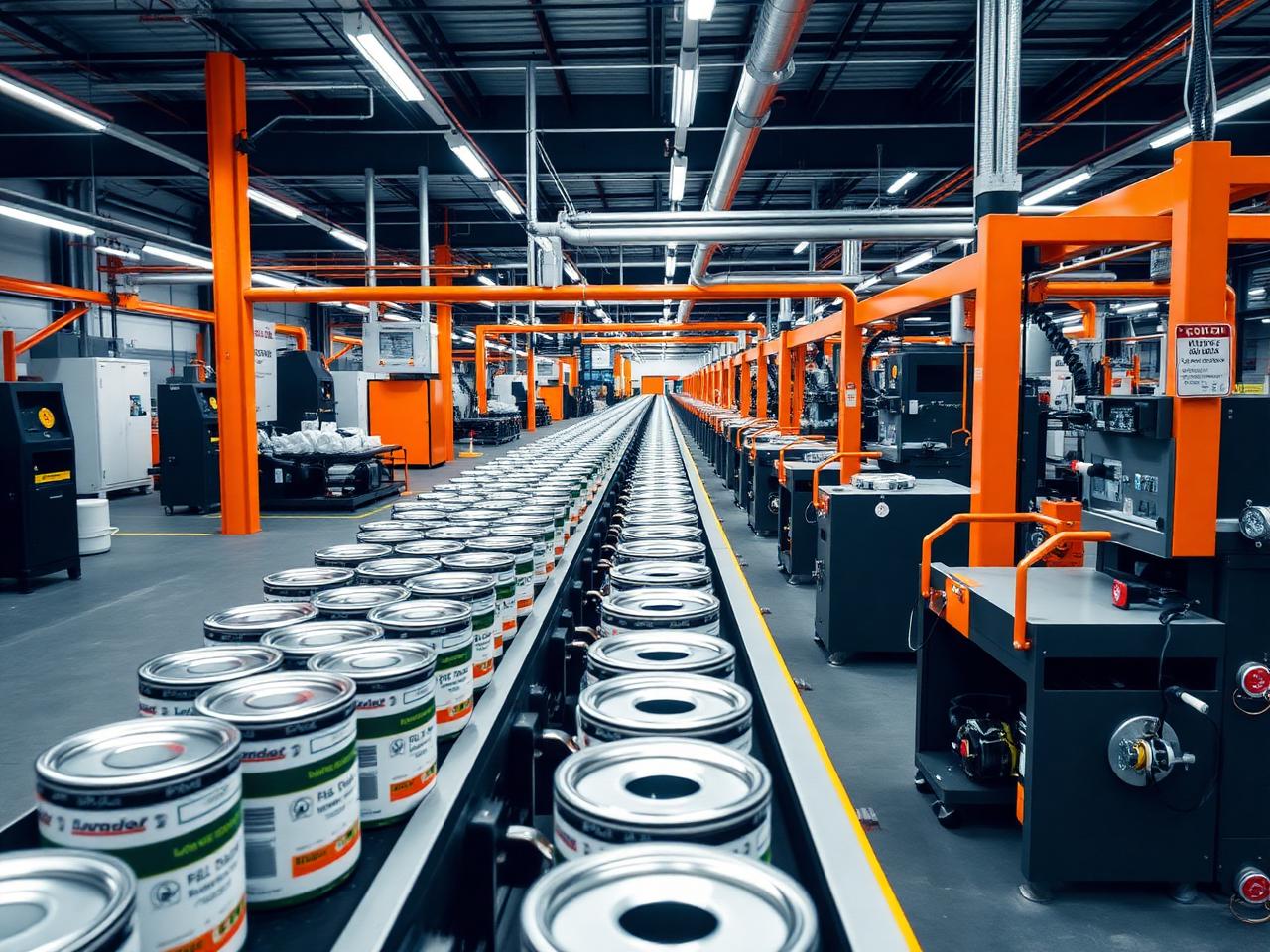 Embro paint manufacturing facility